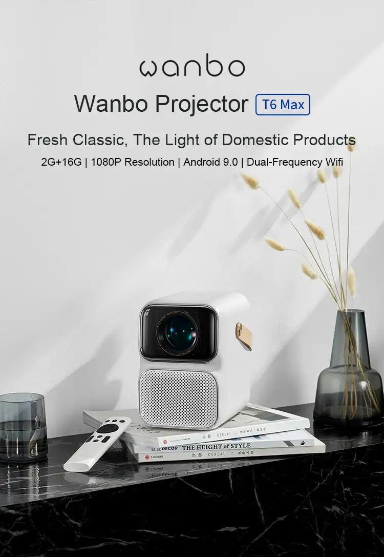Xiaomi WANBO T6 Max 650 Lumens Smart Portable Projector Price in